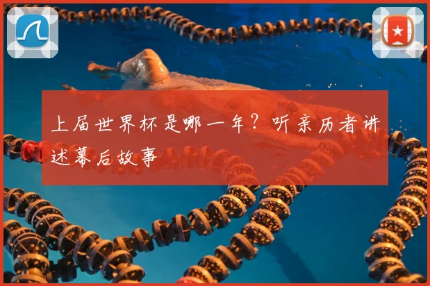 上届世界杯是哪一年?听亲历者讲述幕后故事